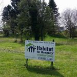A GROUND BREAKING CELEBRATION was held on April 15th at the Habitat building site located at 1601 Wall Street, Saxton, PA.